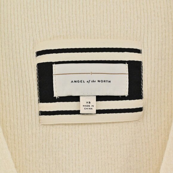 ANTHROPOLOGIE Sweater Womens Size XS ANGEL OF THE NORTH Cardigan Stripe Button - Picture 8 of 13